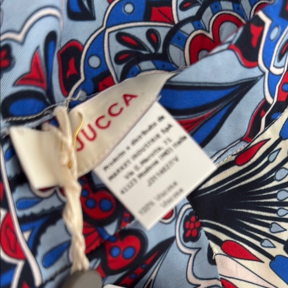 NWT Jucca Red and Blue Women's Skirt sz 42 European - Picture 3 of 4